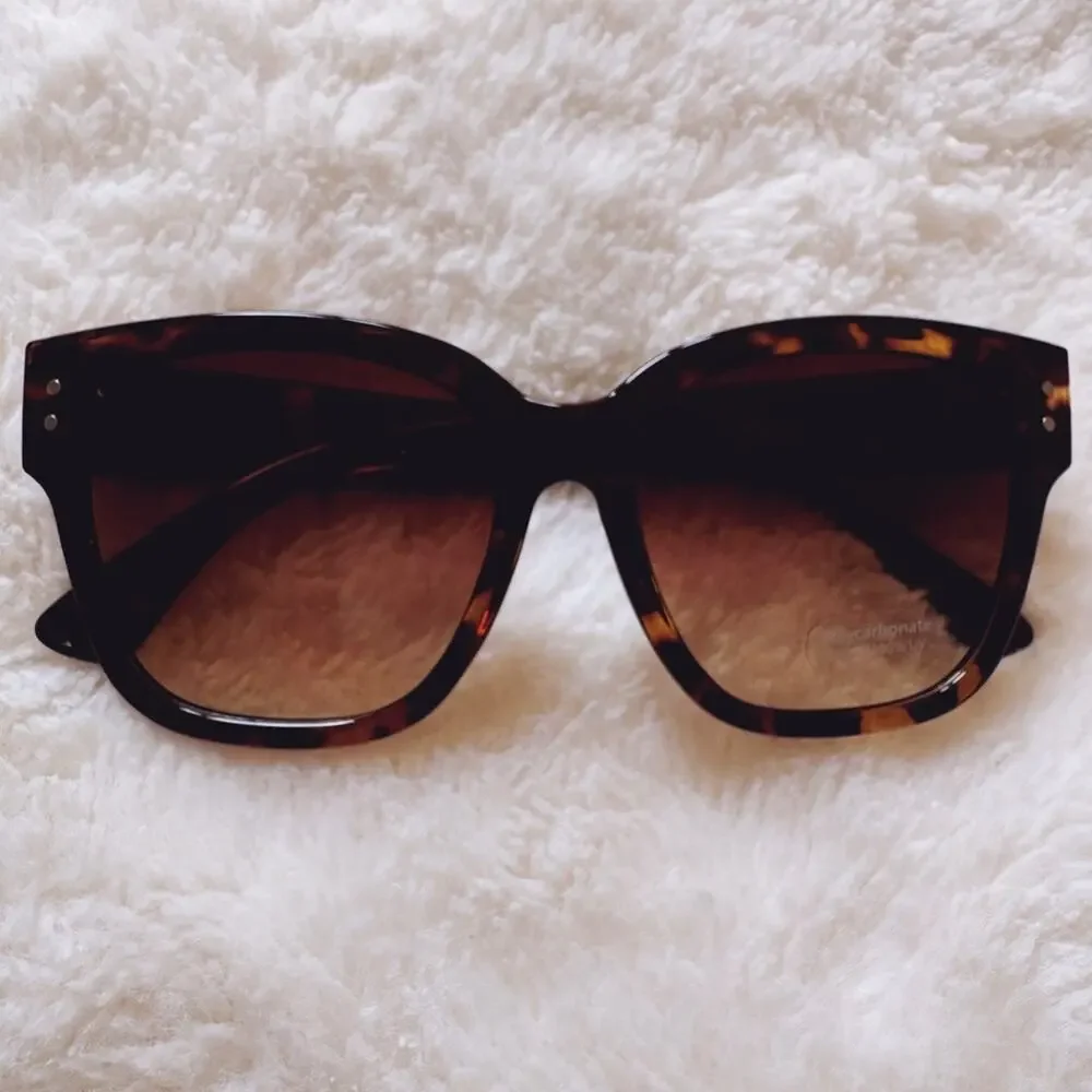 Jack Light Tortoise Brown Square Sunglasses